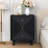 3-Drawer Nightstand With Solid Wood Legs-1749429287