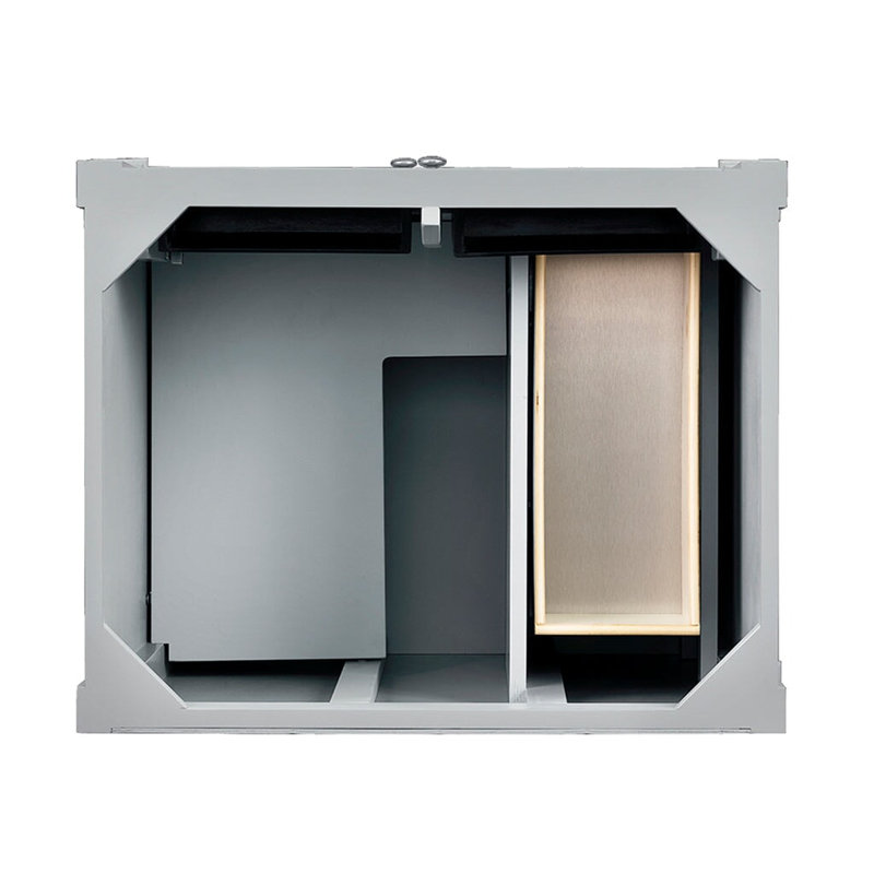 Brittany 30'' W Single Vanity, Urban Gray, White Zeus, Single-Hole