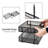 Mind Reader Stackable Paper Tray, Desktop Organizer, File Storage, Office, Metal Mesh, 13.5"L x 10"W x 7.25"H, 2 Pieces-39156618