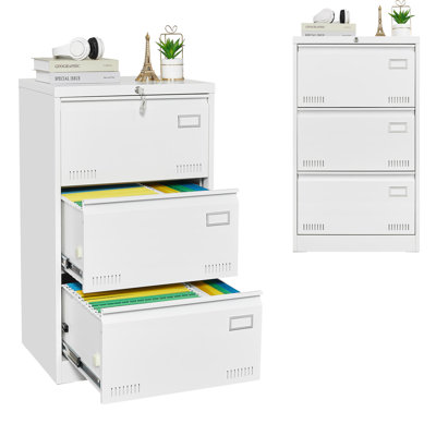 Loekie 3-Drawer Vertical Filing Cabinet