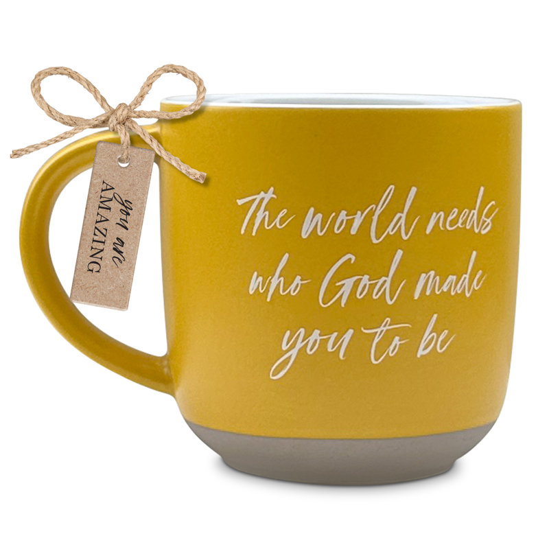 Grande tasse The World Needs Ephesians 1 - jaune