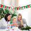 Merry Christmas Banner Glitter Christmas Banner