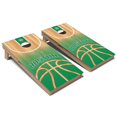 Boston Basketball All-Weather Composite Cornhole Board Set