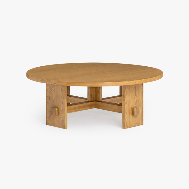Santo Solid Wood Single Coffee Table, 16" H x 46" L x 46" W