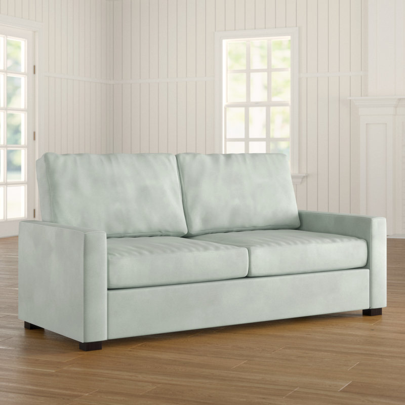 Gracie 72.44'' Upholstered Sofa, Dark Chocolate
