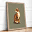 Tabby in Repose Modern - Framed Print-1002633220-1002633218