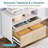 32.68'' Wide 2 - Drawer File Cabinet with Shelf, Decorative Office Cabinet-86124285