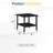 Metal 2-Tier Outdoor Table, 19" Square Outdoor Side Table for Many Occasions, Weather-Resistant Outdoor Coffee Table-109423123