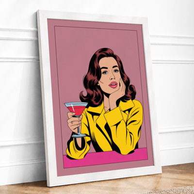 Cocktail Hour Retro - Framed Print