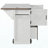 54" Farmhouse Kitchen Island With Drop Leaf, Power Outlet, Kitchen Storage Cart With 2 Doors, 2 Drawers, Rolling Kitchen Island On 4 Large Wheels With Spice Rack For Kitchen, Dining Room, White-985471534