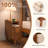 Narrow Nightstand with Drawers, Pre-Assembled Solid Wood Small Skinny Night Stand with Open Sliding Shelf-730360925