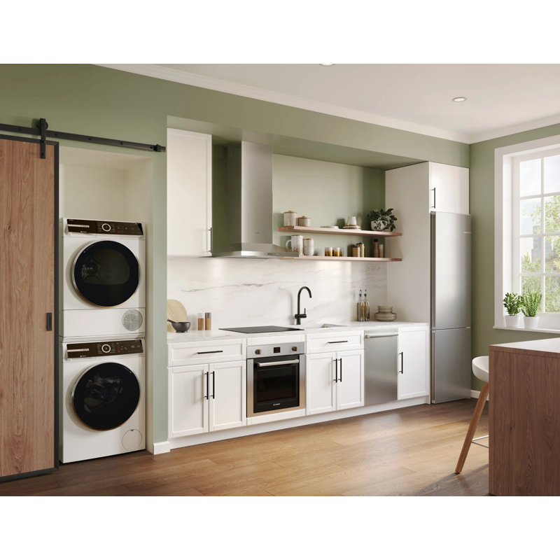Bosch 500 Series Electric Ventless Dryer With Heat Pump 24 Inch in White