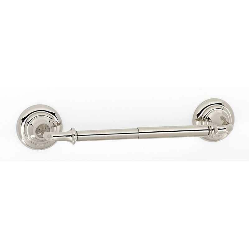 Charlies Wall Mounted Toilet Paper Holder, Polished Nickel