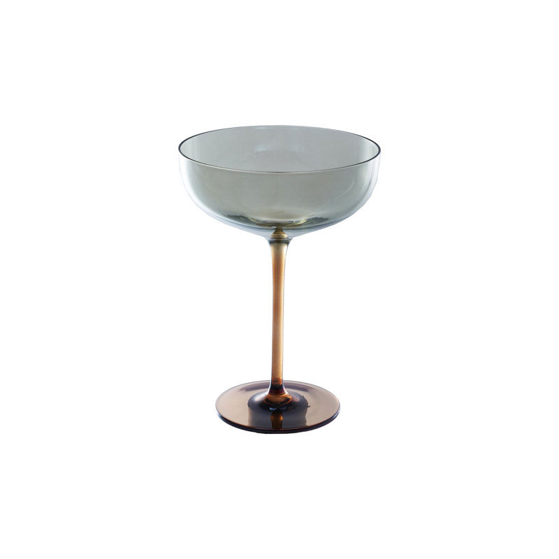 Martini Glass In Iridescent Finish