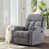 Microfibre / microsuède gris