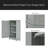 Bathroom Cabinet Triangle Corner Storage Cabinet With Adjustable Shelf Modern Style MDF Board-1255846805