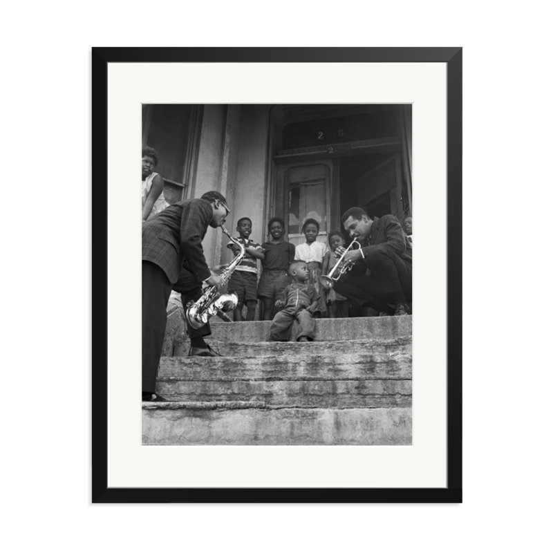Art Farmer and Benny Golson, 31" H x 25" W