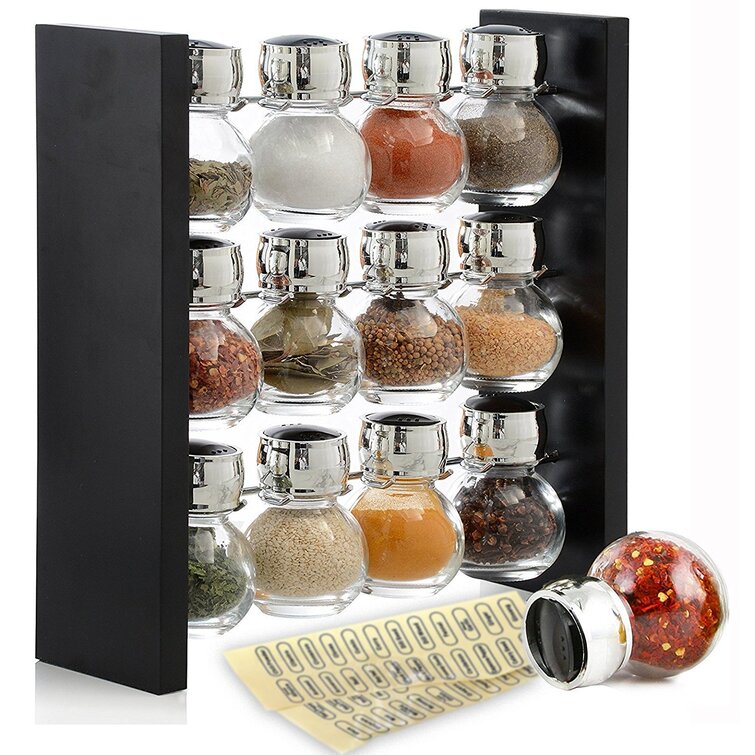 Rebrilliant Spice Jar & Rack Set & Reviews