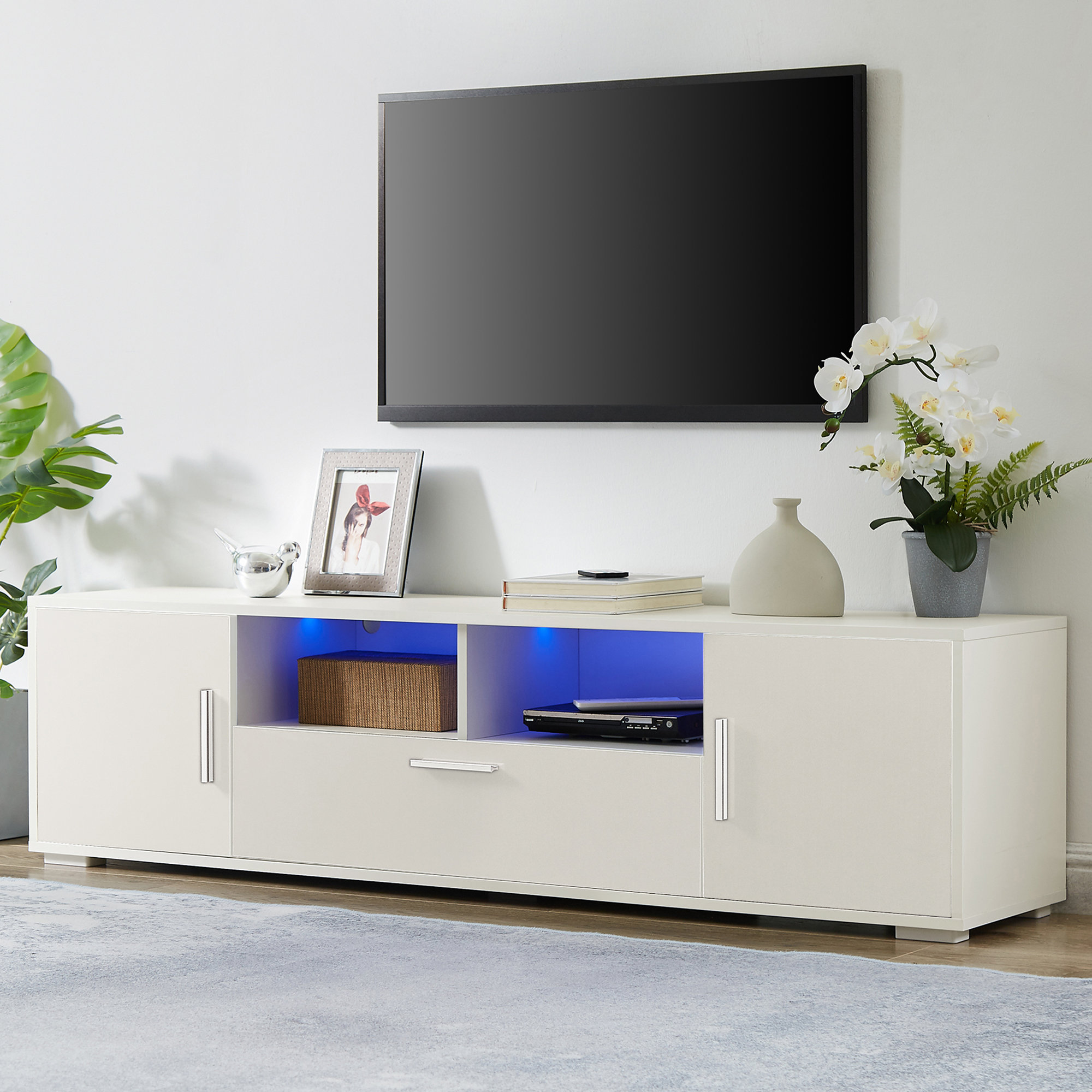 Orren Ellis Tv Stand For Tvs Up To 65" Wayfair