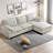 Modern L-shaped Sectional Sofa With Two Pillows-87467727