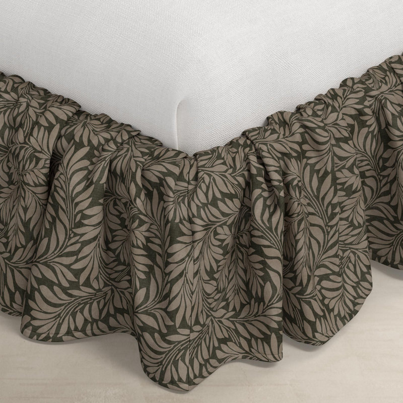 Upholstered Bed, Twin, Olive Mauve