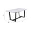 Dining Table W/Marble Top