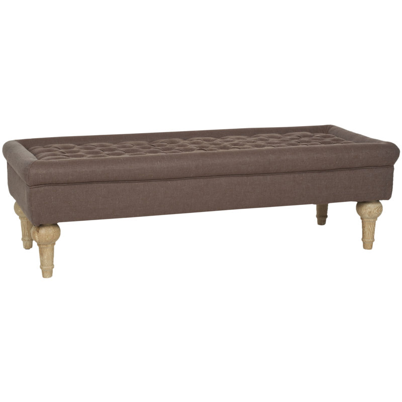 Repose-pieds cocktail 51,6 po Bretagne, Brun