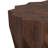Turnbull 34"W Solid Mango Wood Contemporary Round Coffee Table with Faceted Drum Design and Geometric Edges