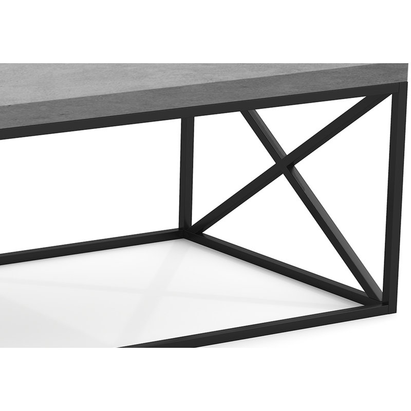 Chesnut Single Coffee Table, Cement Look/Gray