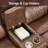 78"  Leather Manual Reclining Loveseat Sofa, 2-Seater Recliner Couch With Storage And Cupholders-22953456