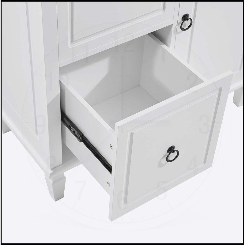 Versatile Multi-Functional Storage Cabinet With Adjustable Shelves And Multiple Compartments For Various Spaces