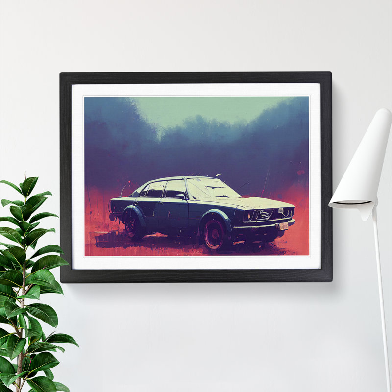 Concept Car Vol.1 - Framed Print, Black, 46cm H x 64cm W x 2cm D