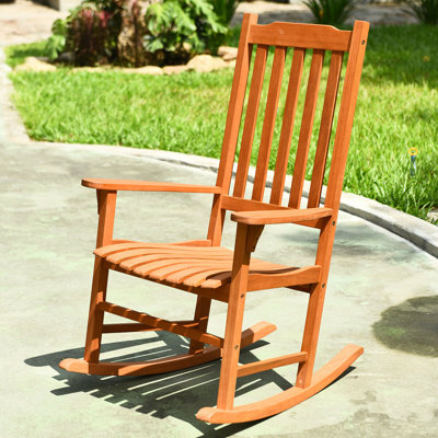 Mckamey Solid Wood Rocking Chair