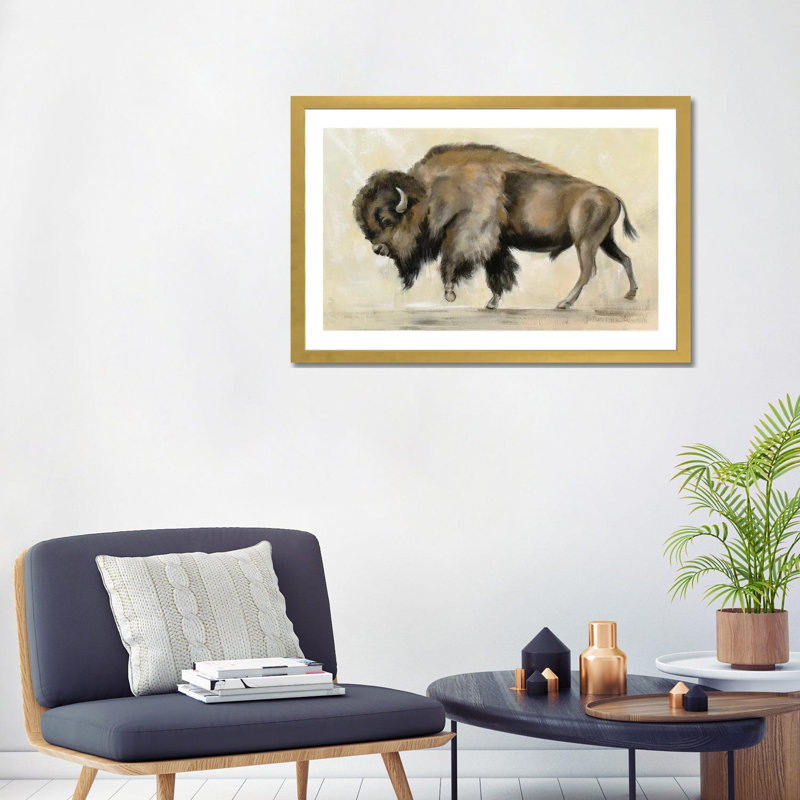 Bronze bronze par Silvia Vassileva - reproduction d'art, H 24 po x l 32 po x P 1 po, Gold Paper, Blanc