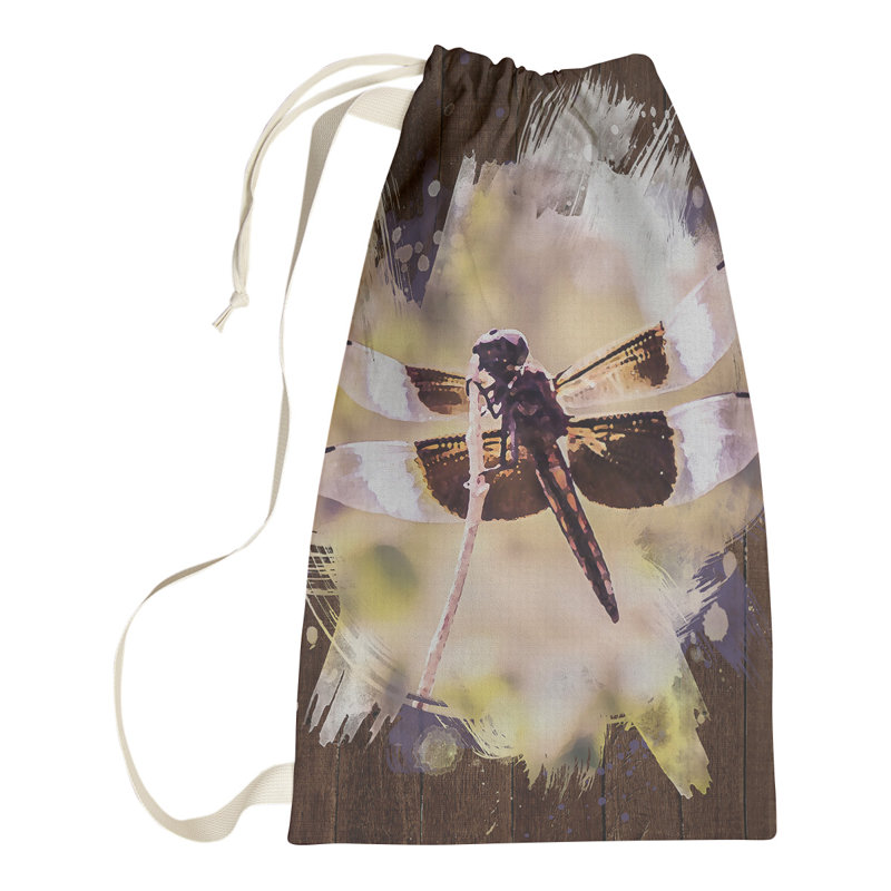 Fabric Laundry Bag with Handles, Large (76.5" H x 29.5" W x 1.5" D)