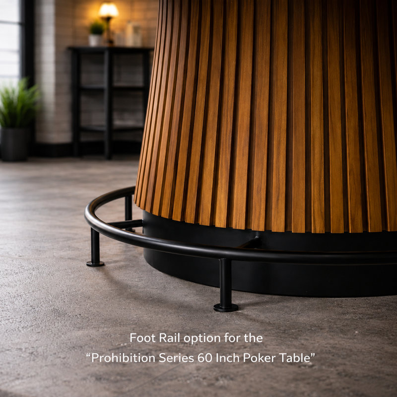 Table de poker Prohibition Series 60 "par RAM Game Room, Noyer