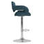 Tabouret de bar rotatif à hauteur ajustable Quira-1810062799