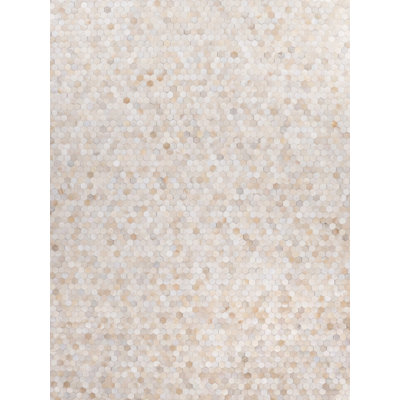 Mosaic Cowhide Geometric Indoor Rug