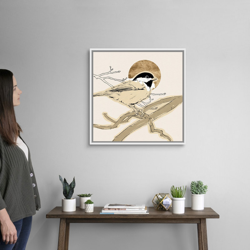 Impression sur toile Spring Spring III, Toile blanche encadrée, H 26 po x l 26 po x P 2 po