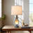 Louann 25.5"Vintage Table Lamps Set With Night Light And Dual USB Ports (Set of 2)-1318593788