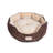 Faux Fur Bolster Pet Bed
