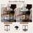 Round Two-Tiered Wooden End Table-429166244
