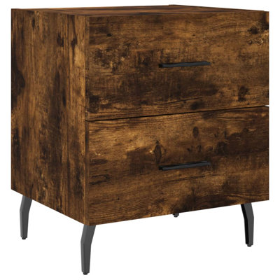 Roshawna 40cm W Iron Bedside Table