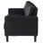 Farallone Black Track Arm Sofa-840247542