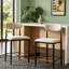 Ensemble de 2 tabourets de comptoir sans accoudoirs-2140044954