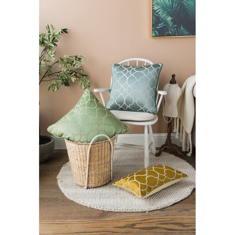 Housse de coussin Moroccan Trellis, Moutarde