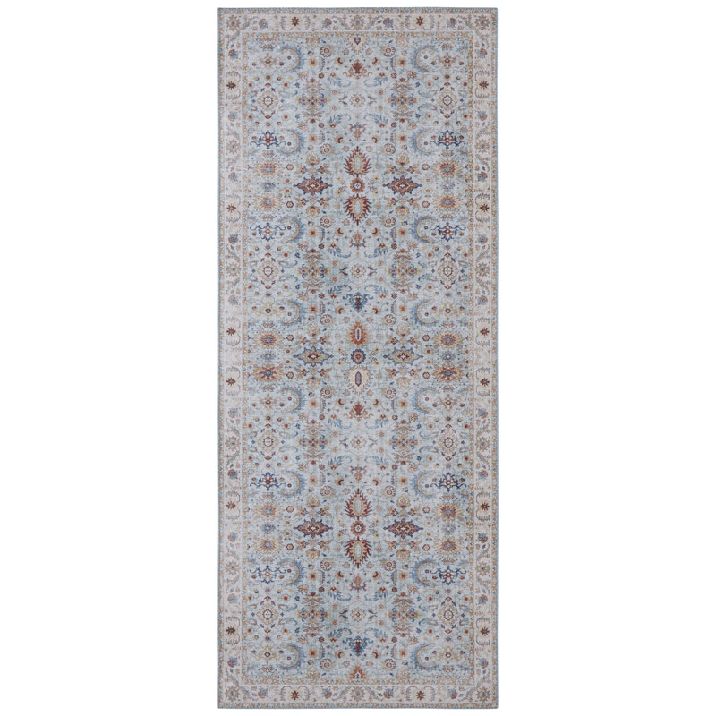 Vivana Tufted Sky Blue Rug, Runner 80 x 200cm