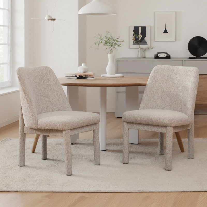 Chaise d'appoint rembourrée 21,45 po, Beige