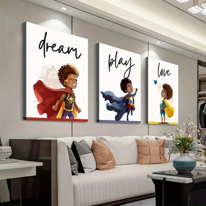 3 Piece Wrapped Canvas Print