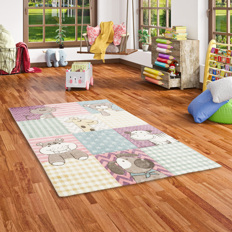 Barnum Animal Print Area Rug, Rectangle 120 x 170cm
